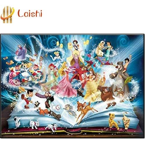5D DIY Diamond Painting Cartoon anime cross stitch full square/round diamond embroidery princess mosaic painting home decor