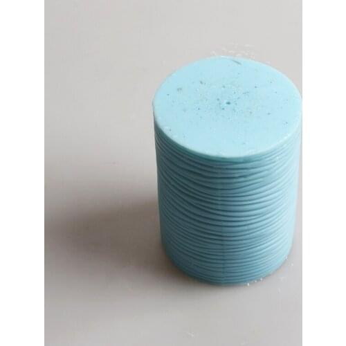 Cylinder Candle mold silicone mold with ripple pattern handmade resin clay soap candle mold cake decorating tools