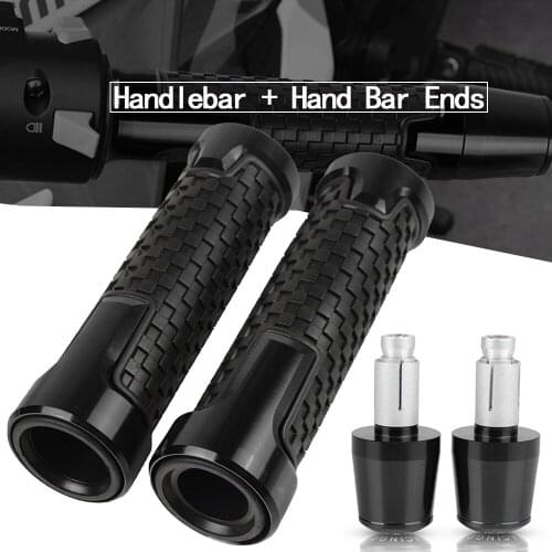 For YAMAHA VMAX V MAX V-MAX 1200 2009-2016 2010 2011 2012 2013 2014 Motorcycle 7/8" 22MM Handlebar Hand Grips Handle Bar End Cap