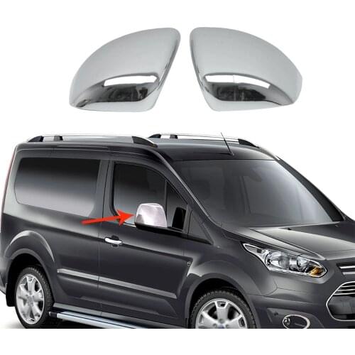 Ford Connect Chrome Mirror Cover 2 Parts Abs (2014-2019)