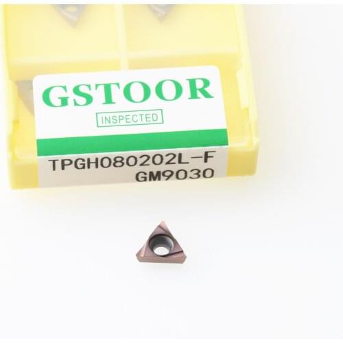 10PCS TPGH080202L F TPGH 080204L F TPGH090202L F TPGH090204L F TPGH110302L F TPGH110304L F GM9030 Carbide Insert For Boring Tool