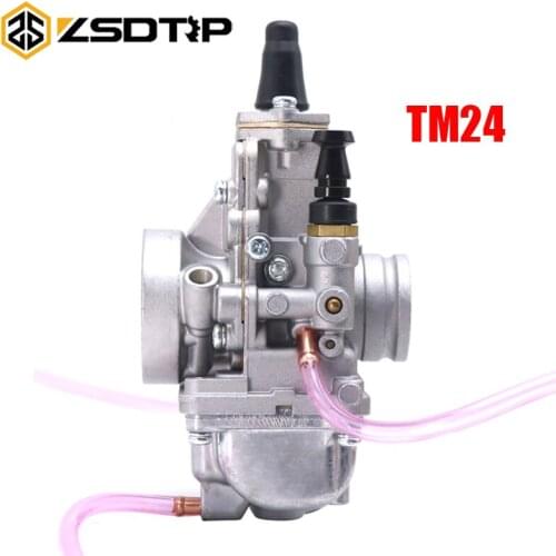 ZSDTRP Carburetor For Mikuni TM24 24mm Flat Slide High Performance Carburetor Carb TM24-8001