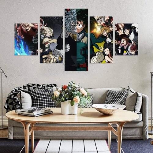 Japanese anime canvas painting art posters and prints print mural pictures boy room bedroom home wall decoration kids gifts