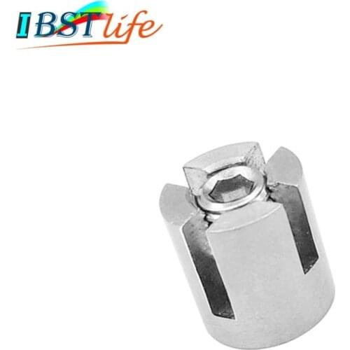 BEST MATEL 90 Degree angles 3mm Marine Grade Stainless Steel 316 Wire Rope Trellis Systems Green Wall Cross Clip Rope Clamp