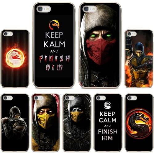 For Xiaomi Mi 5X 6X Max Mix 1 2 2S 3 Mi5 Mi5S Mi6 Mi3 Mi4 poco X3 nfc F2 Pro M3 Scorpion in Mortal Kombat X Mask Soft Shell Case