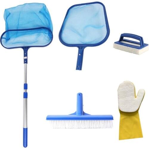 6pcs Pool Cleaning Set Professional Tool Salvage Mesh Pool Skimmer Leaf Catcher Bag Home Outdoor Swimming Pool Cleaner Accessori