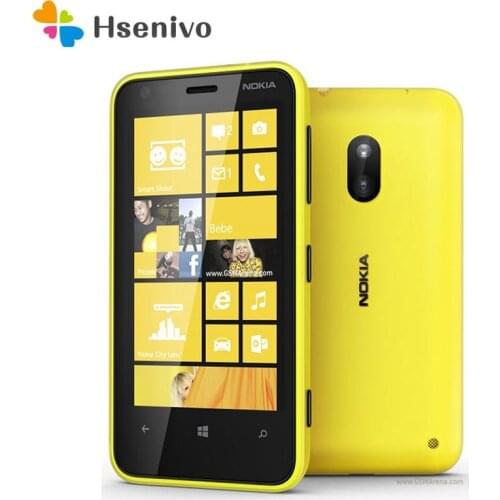Nokia Lumia 620 Refurbished-Original Unlocked Mobile Phone GSM 2G/3G Dual band 3G Wifi 5MP 8GB ROM Original 1 year warranty