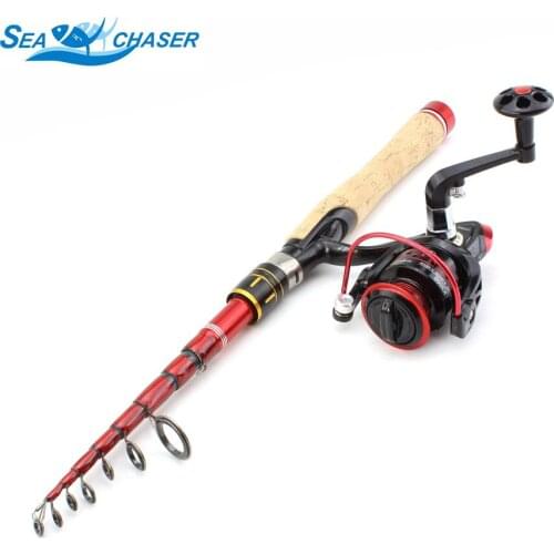 NEW Fishing combination 1.6M 1.8M 2.1M 2.4M 2.7M Portable Telescopic spinning Fishing Rod and reel Set Travel fishing rod