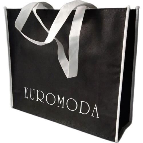 Wholesales 500pcs/lot Reusable eco non woven shopping bag custom logo tote bag promotional grocery fabric TNT bag Free shipping