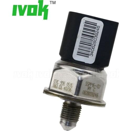 Genuine Fuel Pressure Sensors Drucksensor For Skoda Octavia Volkswagen Eos Golf Santana Polo Touran 03C906051G 55PP16-02
