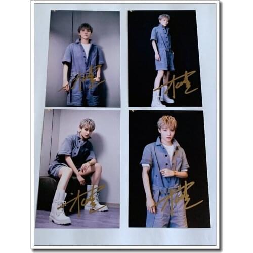 Hand signed THE NINE THE 9 Liu Yuxin autographed photo 4*6 082020