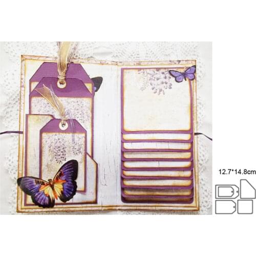 Tags frame Metal Cutting Dies 2020 new arrival craft Stencil For DIY Scrapbooking Paper/photo Cards Embossing Dies