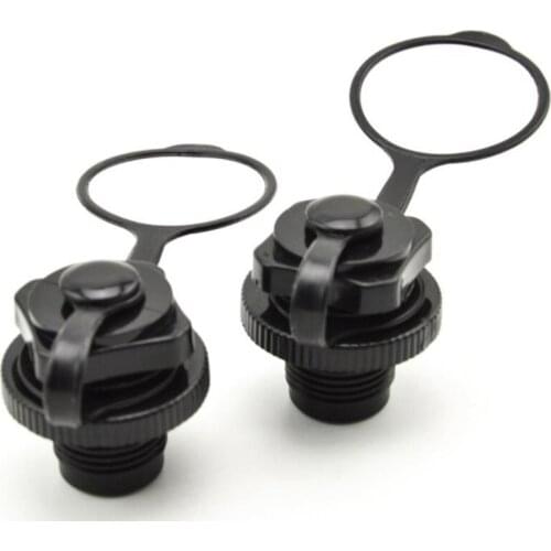 2Pcs Air Valve Inflatable One-Way Inflation Replacement Screw Boston Valve for Rubber Dinghy Raft Kayak Pool Boat Airbed