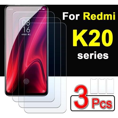 3PCS Protective glass on for xiaomi redmi 9t 9 t k20 pro k 20 k20pro screen protector xiomi siaomi tempered film armor glas case