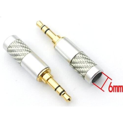 1pcs 3.5mm stereo Jack Plug Audio connector adapter