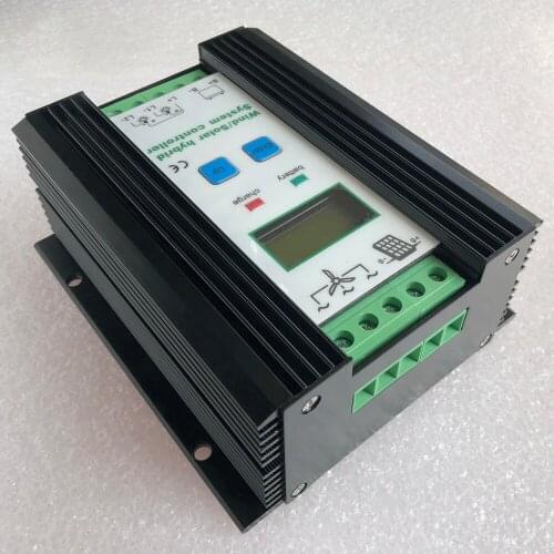 1000W MPPT Wind Solar Hybrid Boost Charge Controller 12/24V apply for 600W wind for turbine generator+400W solar panels