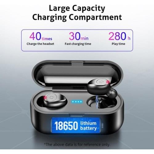 ABS 2Pcs Stylish TWS Bluetooth-compatible Rechargeable Earbuds Convenient Wireless Earbuds Portable for Travel