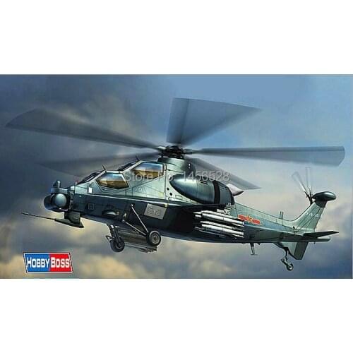 Freeshipping TRUMPETER 87253 Chinese Z-10 Attack Helicopter Assembly Model kits Modle building scale