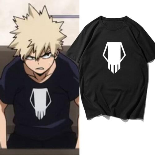 My Hero Academia Bakugo Katsuki T-shirt Men Women Fashion Printing Streetwear High Quality T shirt Sport Casual Tees gothic Tops