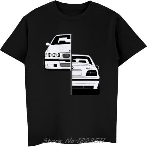 Cool Automotive Car Turbo E30 E36 E46 t shirt men Anime T-shirts plus size tee shirt homme classic Vintage TShirt Men Camisetas