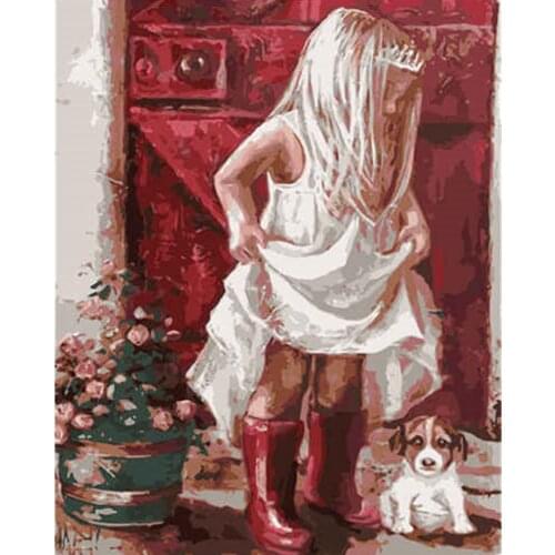 Oil Painting By Numbers Schilderen Op Nummer Home Decor Decorative Frames Acrylic Paints Canvas For Drawing Diy Gift Wall Art