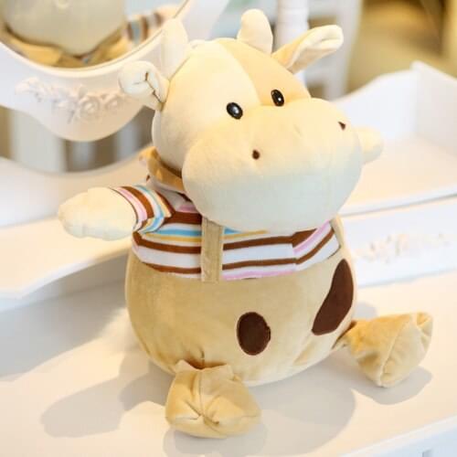 Cow doll pillow cloth doll plush toy Large girlfriend gifts plush toy stuffed soft cartoon doll pillow gift for child free ship
