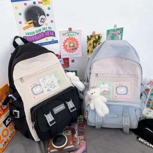 2021 New Fashion Women Backpack Cute Schoolbag Shoulder Student School Bags For Teenager Girls College Backbag Mochila Feminina