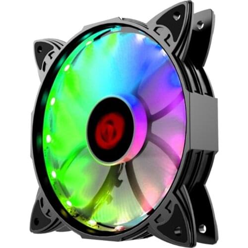 P82F 120mm PC Fans, Computer Case Fans for Desktops Adjustable RGB High Performance and Quiet CPU PC Cooling Fan Coolmoon