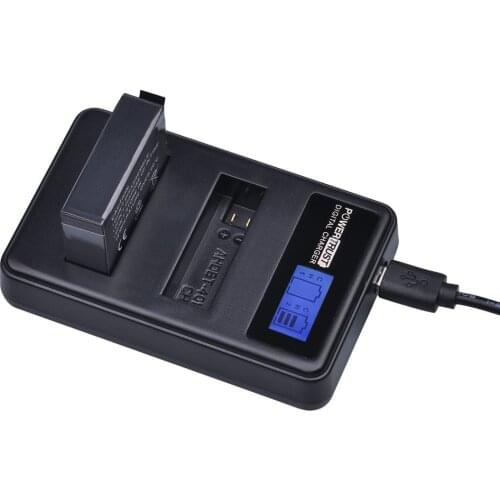 Powertrust 1pc AHDBT-401 AHDBT 401 for Gopro Hero 4 Battery + LCD Display Dual USB Charger for Gopro Hero4 HD Camera P0019279
