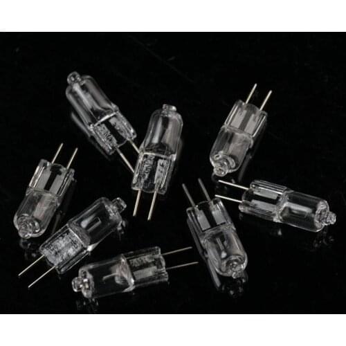 1pcs/10pcs Transparent Halogen Lamp Beads G4 12V 20W 2900k G4 12V LED Halogen 20W White Microscope Light Warm G4 S4Q9
