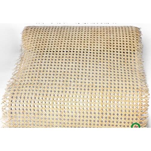 Width 60cm Natural Indonesian real rattan cane webbing furniture chair table ceiling background wall decor material