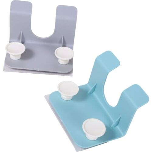 Traceless Hook Hair Dryer Rack Wall Hanging Storage Rack Ergonomic Design Suitable For Kitchen And Bathroom Regular Comfortable