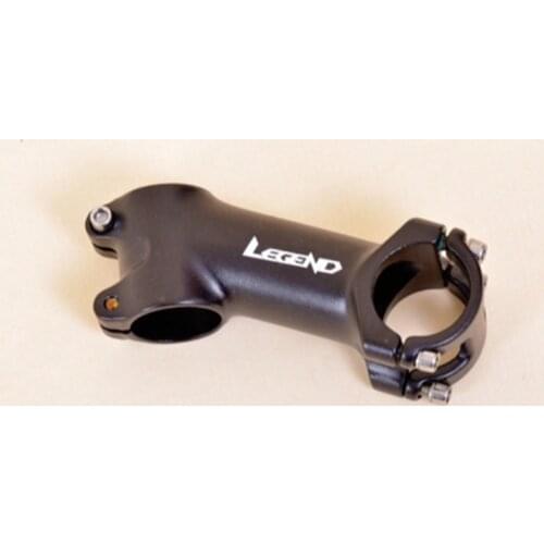 Legend 31.8mm 25 Degree Bicycle Stem Mountain Road Bike Fixed Gear Bike Stem High-Strength Handlebar Stem 90mm Bike Stem