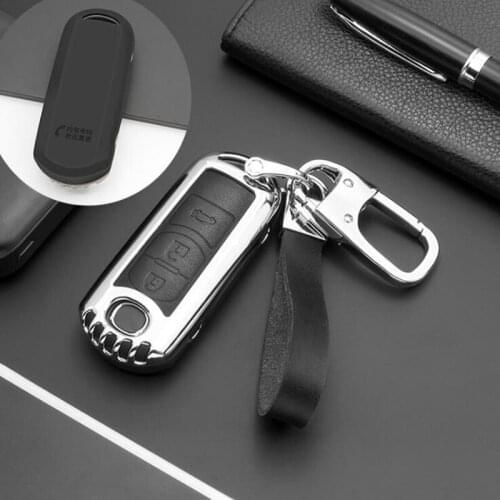 Zinc Alloy Car Auto Remote Car Key Shell Case Protector Cover for Mazda 2 Axela Atenza CX7 CX5 CX9 MX5 CX4 Car Accessor