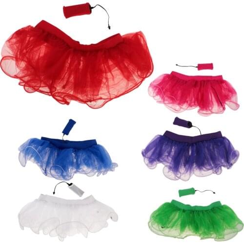 Women Sexy LED Tutu Skirt Petticoat Glow in Dark Nightclub Costume M/L Colorful for Hen Stage Girl Night Out Party Supplies