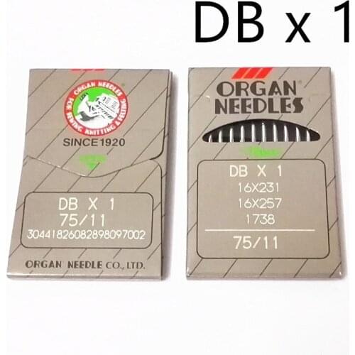 10pcs/lot High Quality ORGAN NEEDLES DBX1 9#10#11#12#14#16# Industrial Lockstitch Sewing Machine ,Singer.JUKI brother