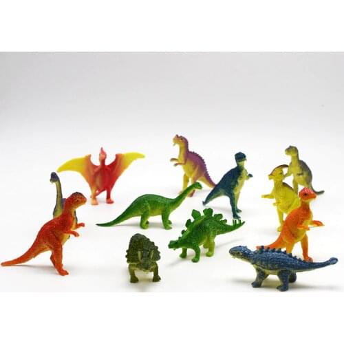 12pcs/lot Dinosaur Toy Set PVC Dinosaur Model Action Figure Toys Children Educational Toy Kids Gifts