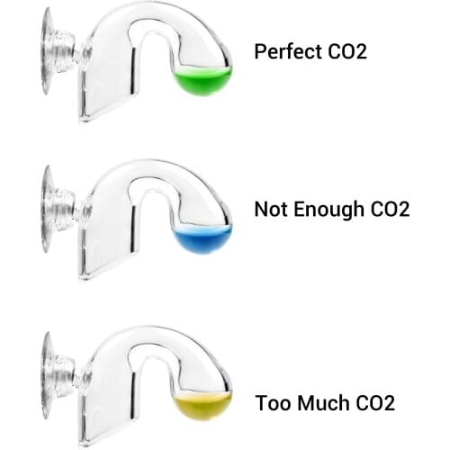 Aquarium Fish Tank Hang On CO2 Monitor Grass Cylinder Detector Checker Tester Fish tank accessories Without liquid