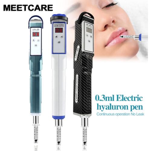 Auto Electric Hyaluron Pen for 0.3ml Adapter Ampoule Head Hyaluronic Acid Pen Meso Gun Beauty Lip Injection Removal Wrinkle