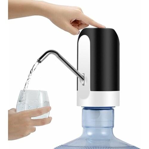 Electric Water Dispenser Water Bottle Pump USB Charging Automatic Pump Switch Drinking Dispenser With Light Wireless Water Pump