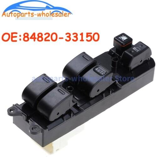 Car Accessories For Camry 2001-2006 RHD Right Driver Side Power Master Window Switch 84820-33150 8482033150