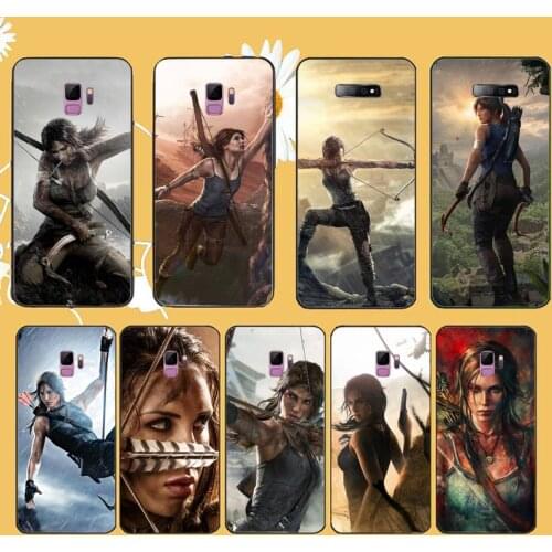 Tomb raider ps4 sticker Phone Case For Samsung S6 S7 edge S8 S9 S10 e plus A10 A50 A70 note8 J7 2017