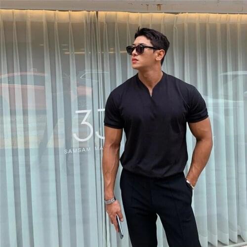 DFKDZG Short Sleeve T-shirts For Men