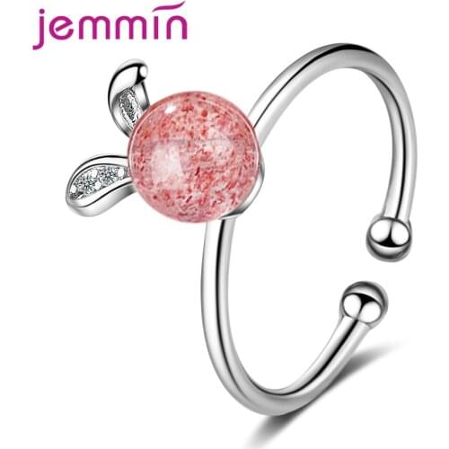 Women Elegant 925 Sterling Silver Metal Knuckle Finger Cubic Zirconia Ring Birthday Gift For Girls Jewelry Opening Bague