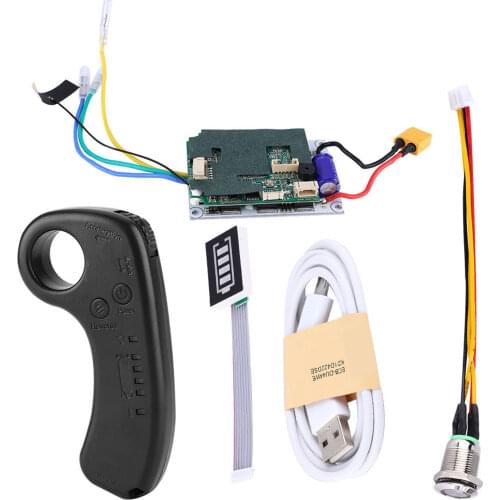 36V Electric Skateboard Single Belt Motor Controller Set Longboard ESC Substitute Parts Scooter Mainboard with Remote Control