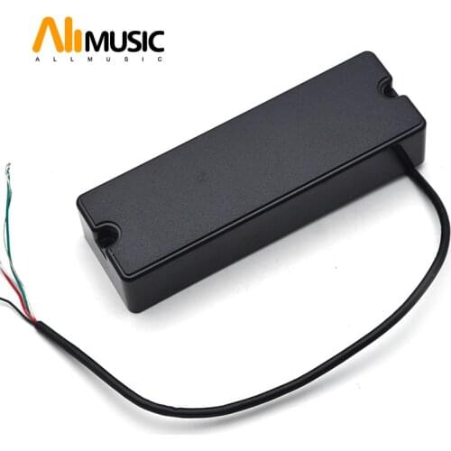 Sealed Soapbar 2 Hole Bass Guitar Pickup 6 String Double Coil Humbucker Pickup 114*37.5mm Ceramic Magnet Bass Guitar Accessories