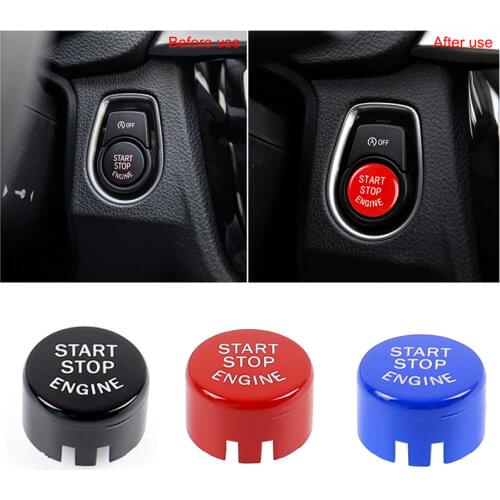 Car Ignition Start Button Cover for BMW G F Chassis Start Stop Engine Button F20 F21 F22 F23 F30 F31 F32 Car Styling Accessories