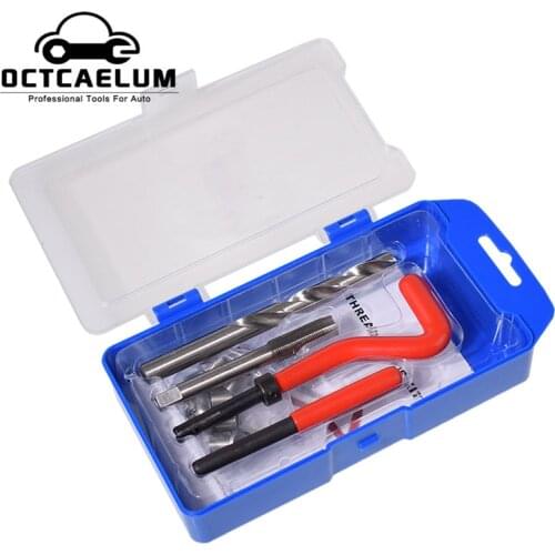 M10 X 1.0 Thread Repair Tool Stainless Coil Wire Insert Tool Kit AT2059D