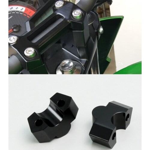 Motorcycle Accessories fits Kawasaki Modified Z250 Z800 Handlebar plus high code adapter Handle aluminum alloy black