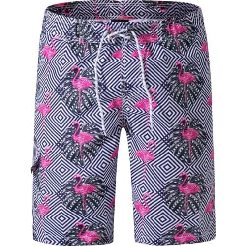 Tailor Pal Love Summer mens printed casual pants wading surfing sports quick-drying beach shorts loose and soft